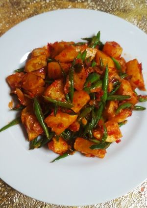 Foto resep 11.Sambal goreng kentang buncis