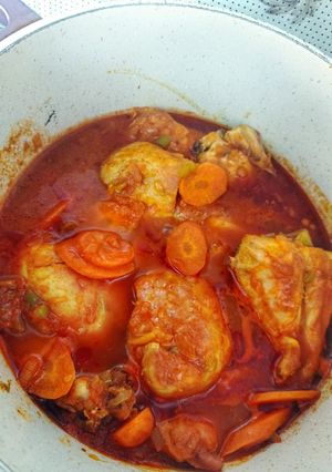 عکسی از دستور خورشت مرغ