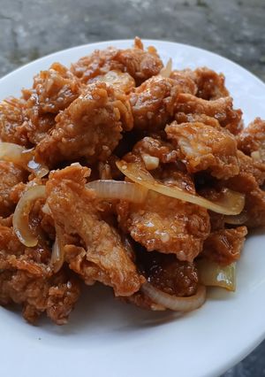 Foto resep Chicken Karage Saus Madu