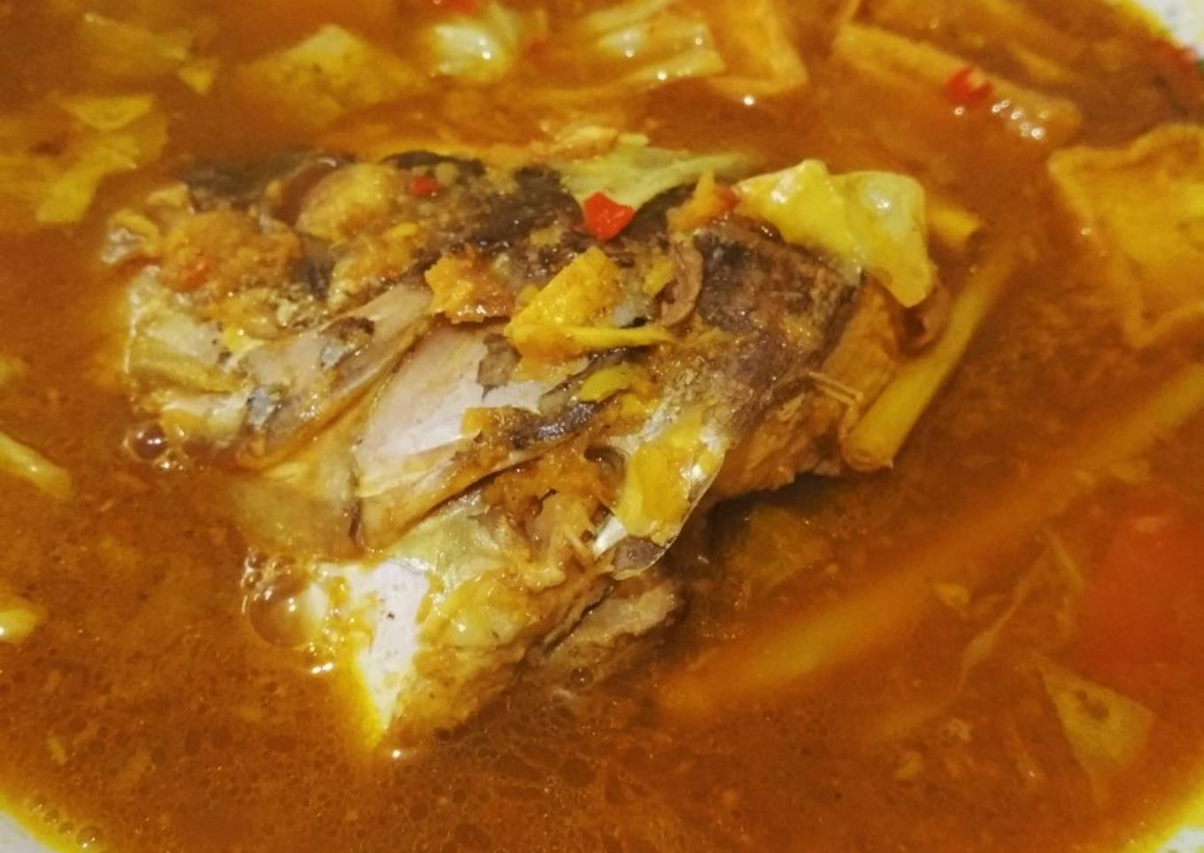 Resep Sup kepala ikan Lamuru, Lezat