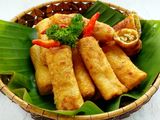 Sosis solo goreng  balut telur