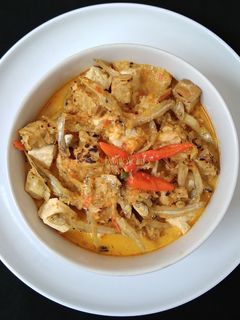 Foto resep Tempe panggang Teri Tahu kuah santan