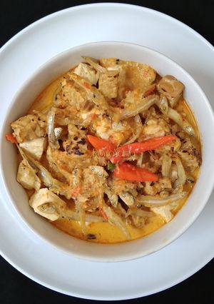 Foto resep Tempe panggang Teri Tahu kuah santan