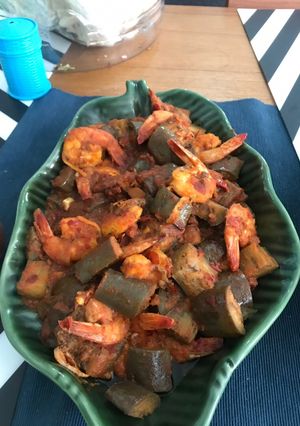 Foto resep Balado Udang dan Terong