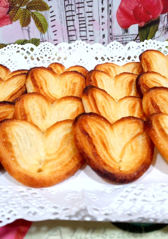 Una foto de Palmeritas dulces de hojaldre
