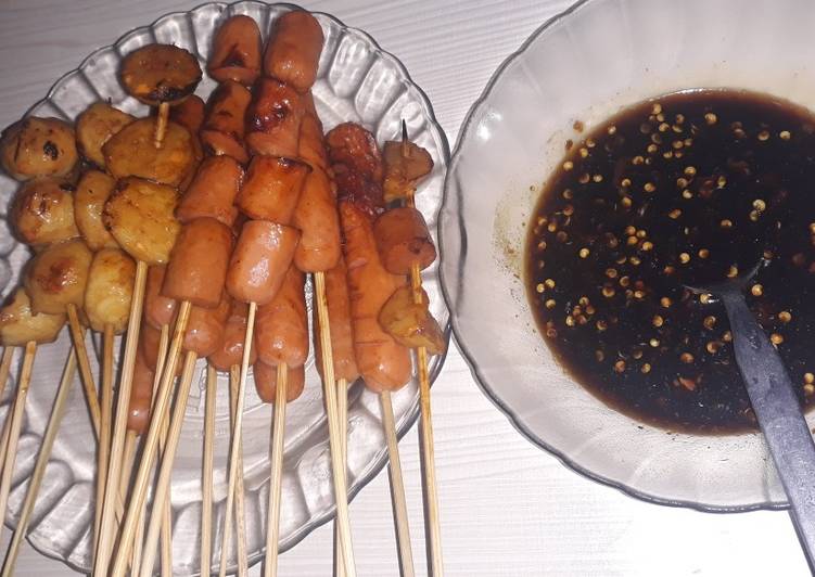 Recipe: Delicious Sosis bakso bakar