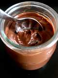 Pudín de chocolate en microondas