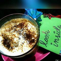 A picture of Cool vanilla coffee.