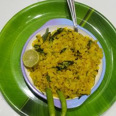 5 minutes kanda poha A picture of 5 minutes kanda poha.