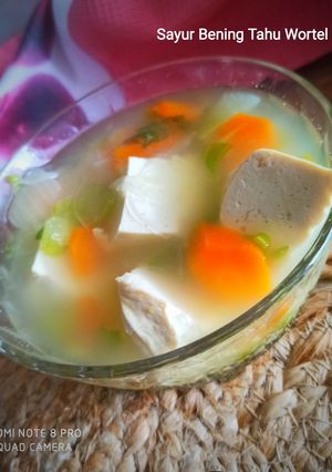 Foto resep Sayur Bening Tahu Wortel Soun ala Kak Tommy