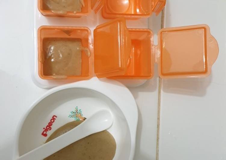 Resep: Mpasi 6+ Ati ayam kampung dan sayur - slow cooker yang Enak