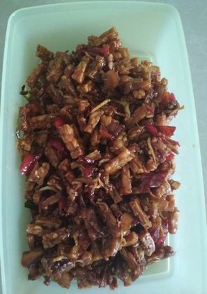 Foto resep Kering Tempe Pedas Manis