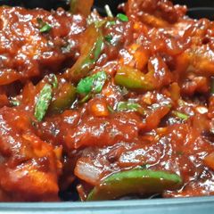 A picture of Chicken Manchurian.