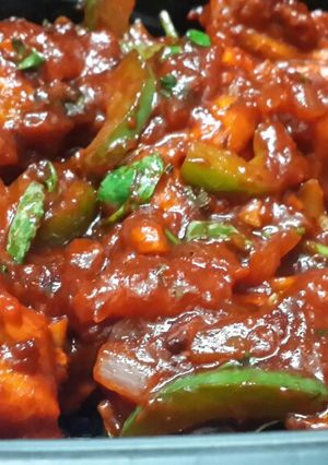 A picture of Chicken Manchurian.