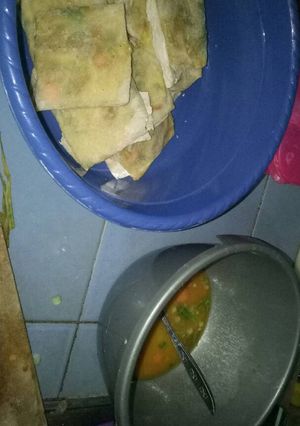 Foto resep Martabak telor isi baso