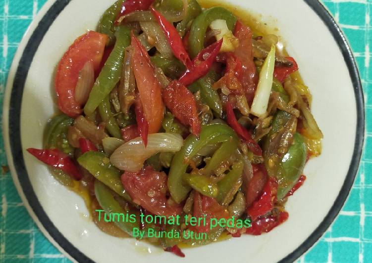 makanan Tumis tomat teri pedas Jadi, tidak cukup satu