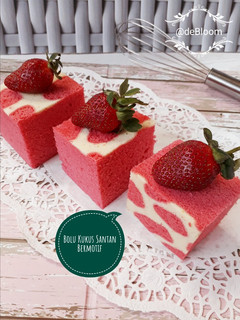 Foto resep 556. Bolu Kukus Santan Bermotif #SelasaBisa