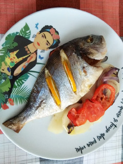 Una foto de Dorada al horno