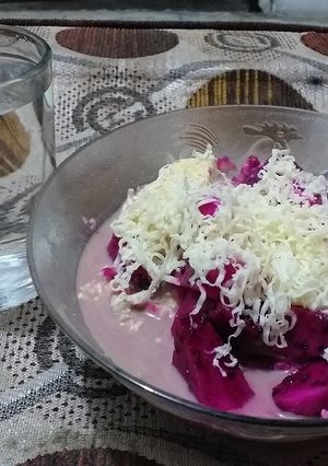 Foto resep Oat Buah Naga dan Pisang