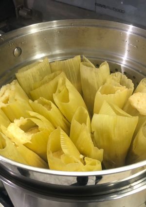Una foto de Tamales de elote Salados Sonorenses