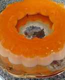 Gelatina de yogurth y mandarina