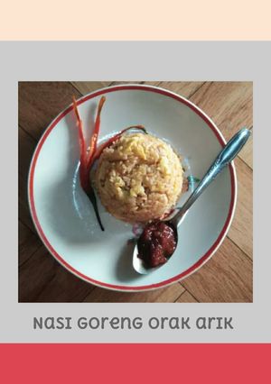 Foto resep Nasi goreng orak arik