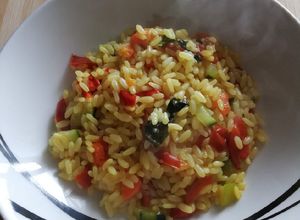 Foto di #432 Riso con verdure e zenzero 🍚🌶️🥒🥕