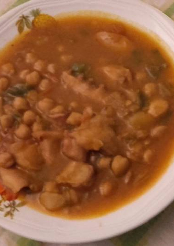 Una foto de Garbanzos con rejos