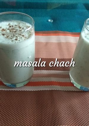 A picture of Masala chaas.