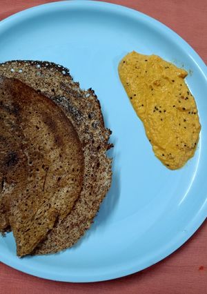 A picture of Ragi Dosa.
