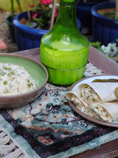 A picture of Persian potato salad (Olivier salad).
