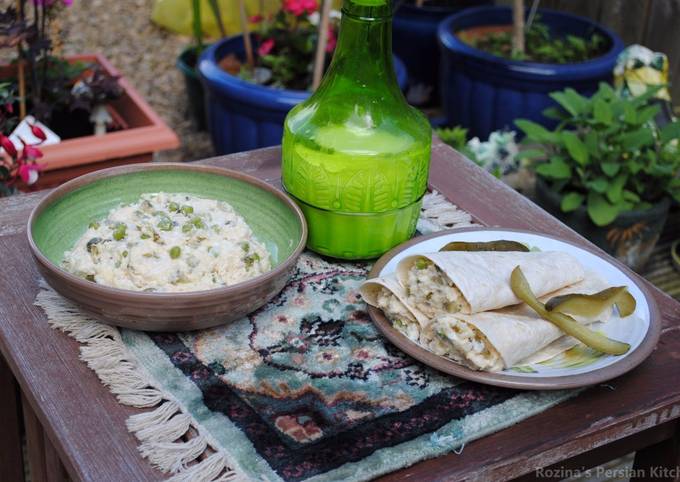 Persian potato salad (Olivier salad)