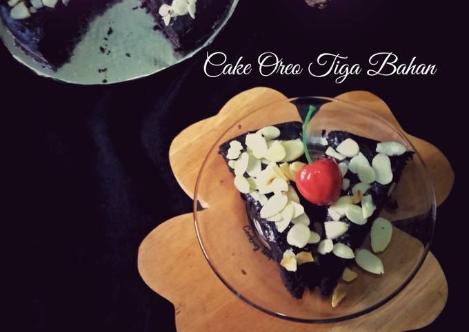 Resep Cake Oreo Tiga Bahan,No Mixer Oleh Windriayu - Cookpad