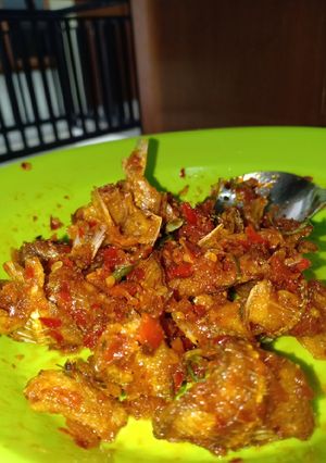 Foto resep Ikan Asin Kapas Balado