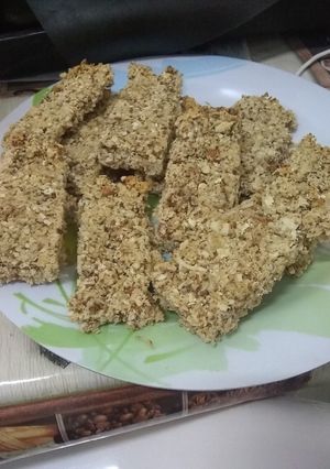 Una foto de Barra de avena fácil