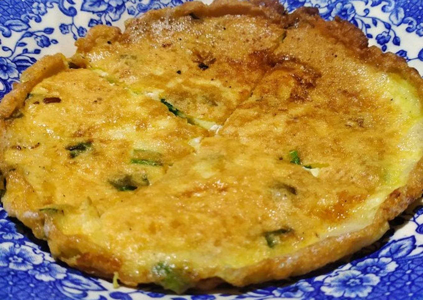 Telur dadar tahu kucai