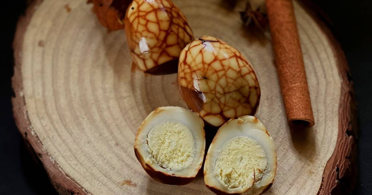 Chinese Marble Tea Eggs Recipe by Madhumita Bishnu - Cookpad