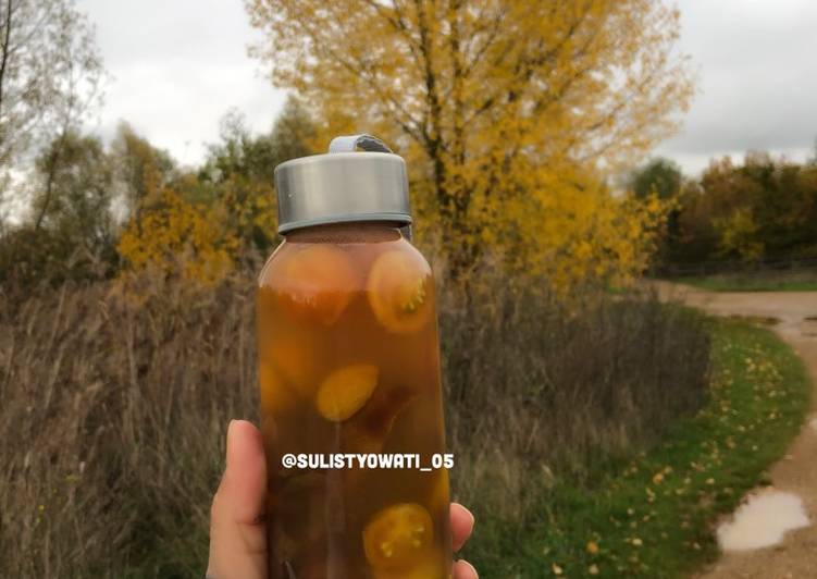 Resep: Di RumahInfused Water Kurma + Tomat Cherry