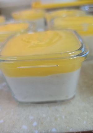صورة لوصفة المبطنه (مهلبيه الرز بالبرتقال)