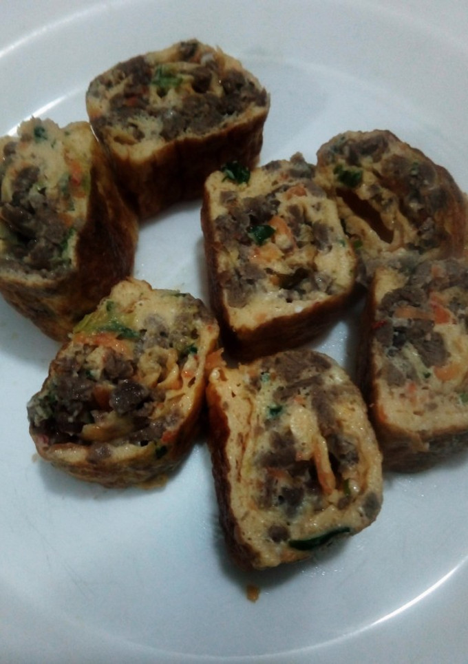 Una foto de Keto: Rollo de huevo