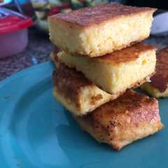 Una foto de Polenta frita