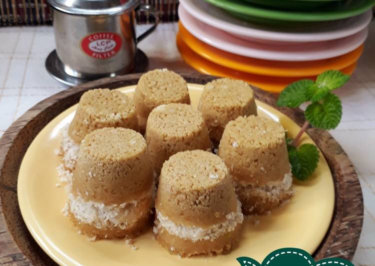 Resep 403. Kue Putu Cangkir Gula Merah #Seninsemangat, Enak