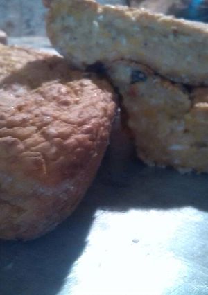 Una foto de Torta de auyama (calabaza) sin azúcar, sin huevos y sin grasa