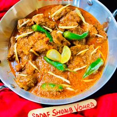 A picture of Mutton Karahi.