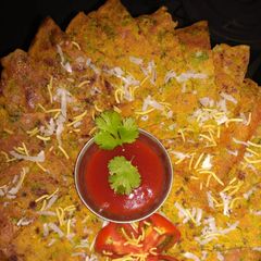 Multi grain and mix veggies chilla A picture of Multi grain and mix veggies chilla.