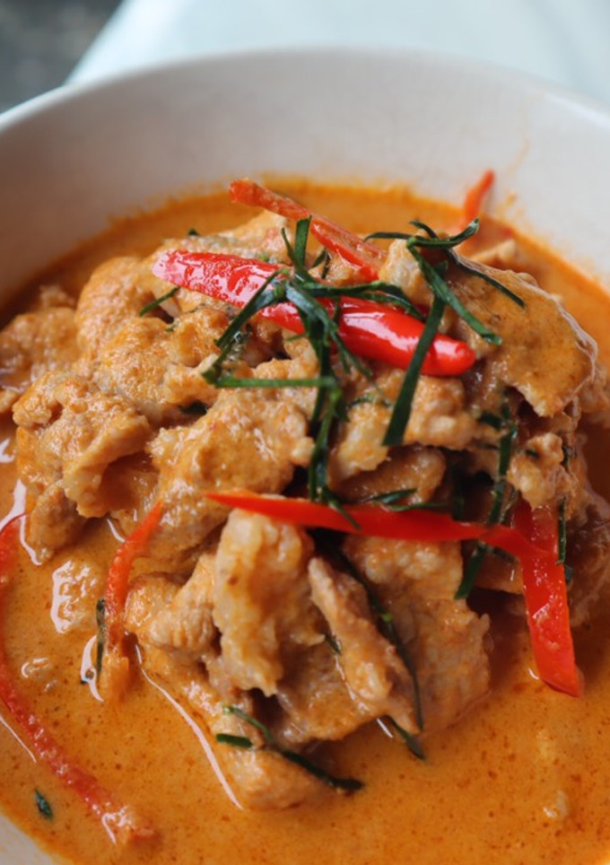 A picture of Keto Pork Panang Curry.