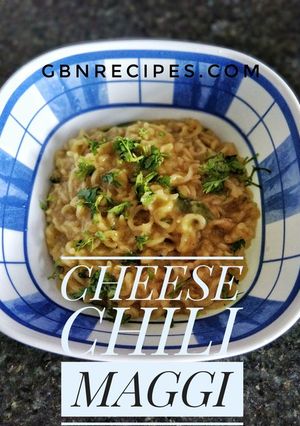 A picture of Cheese Chilli Maggi.