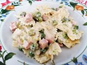 A picture of pasta farfalle