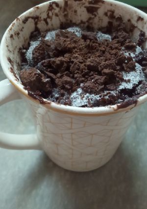 A picture of Chocolate mug cake.
