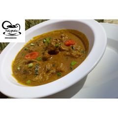 A picture of Miyar gyada/groundnut soup.